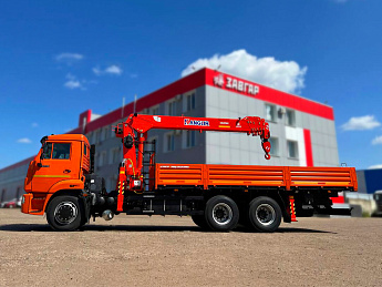 Бортовой КАМАЗ 65115-48 с КМУ KANGLIR 2056_3