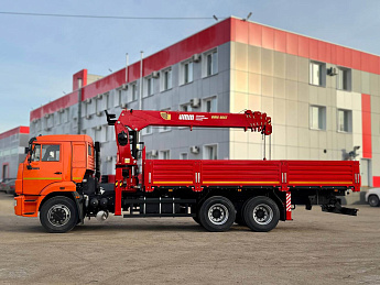 Бортовой КАМАЗ 65115 с КМУ УММ УММаш 806Т (сп/место)_3
