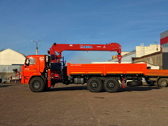 Бортовой КАМАЗ 43118 с КМУ KANGLIR KS2056H + пульт ДУ (дв. Cummins,  сп/место)_0